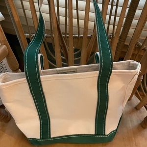 NWOT LL Bean Boat n Tote Green